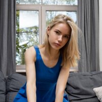 Busty and slim Samara