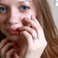 Artistic nudes of a slim girl