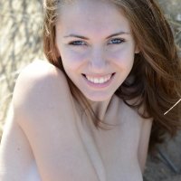 Sabrina a natural nude skinny beauty girl
