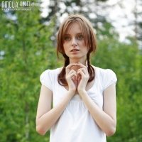 Cute slender redhead teen