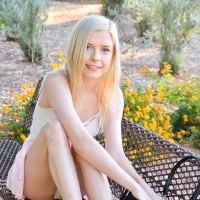 Stunning petite and slim blonde Jocelyn Sweets